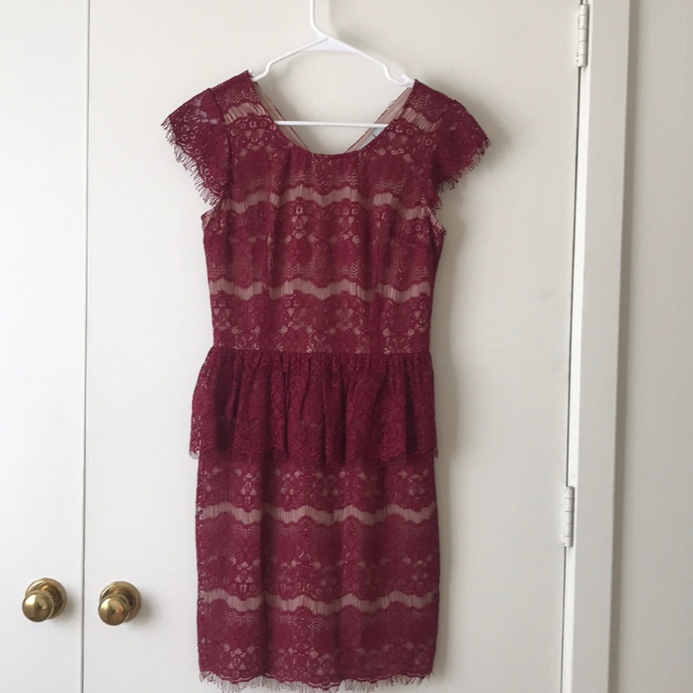 Anthropologie lace dress.